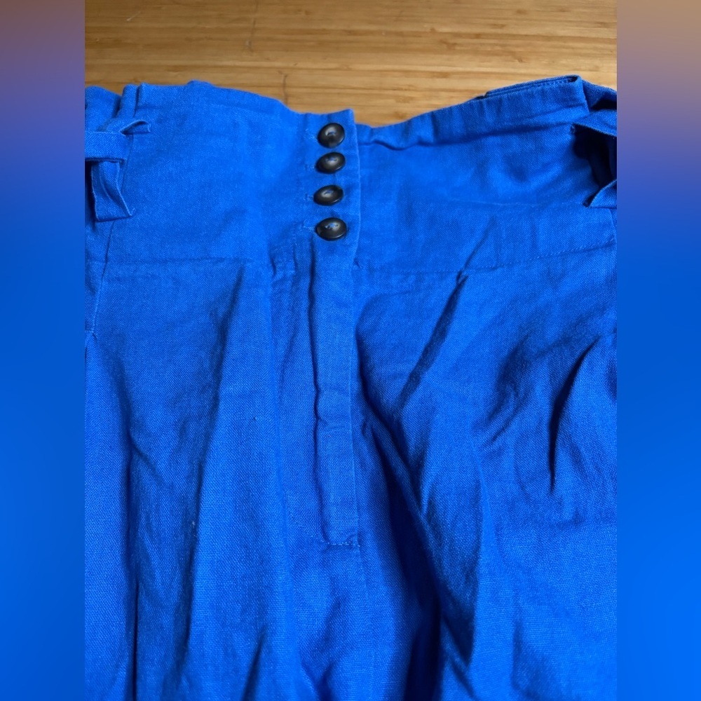 GUC Eudon Choi- Wide Leg Linen Trousers. Size 16 - Picture 11 of 13